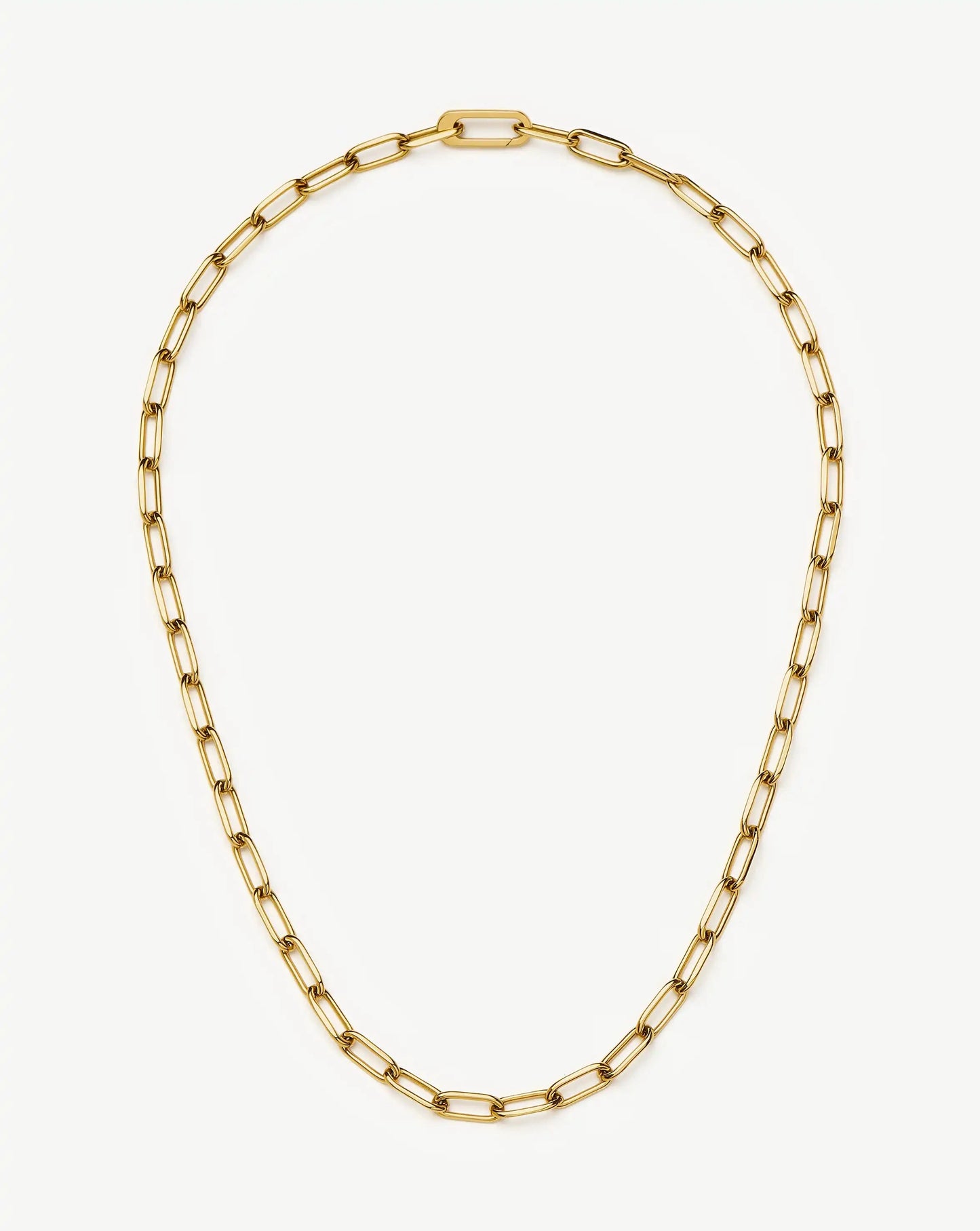 Classic Paperclip Chain Necklace | 18ct Gold Plated Necklaces Missoma 