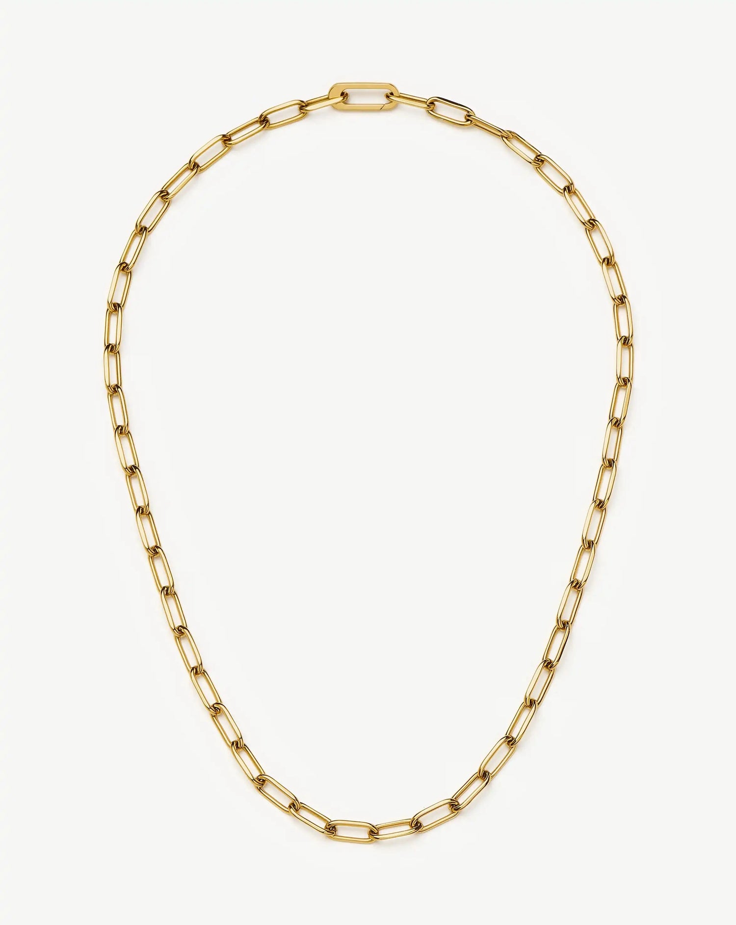 Classic Paperclip Chain Necklace | 18ct Gold Plated Necklaces Missoma 