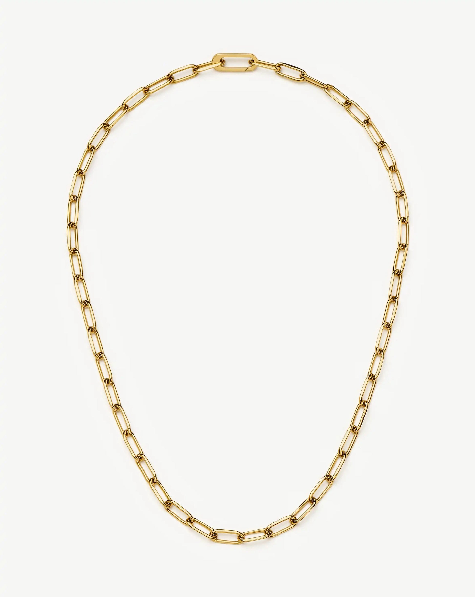 Classic Paperclip Chain Necklace | 18ct Gold Plated Necklaces Missoma 
