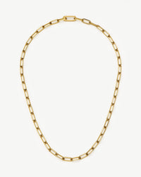 Classic Paperclip Chain Necklace | 18ct Gold Plated Necklaces Missoma 
