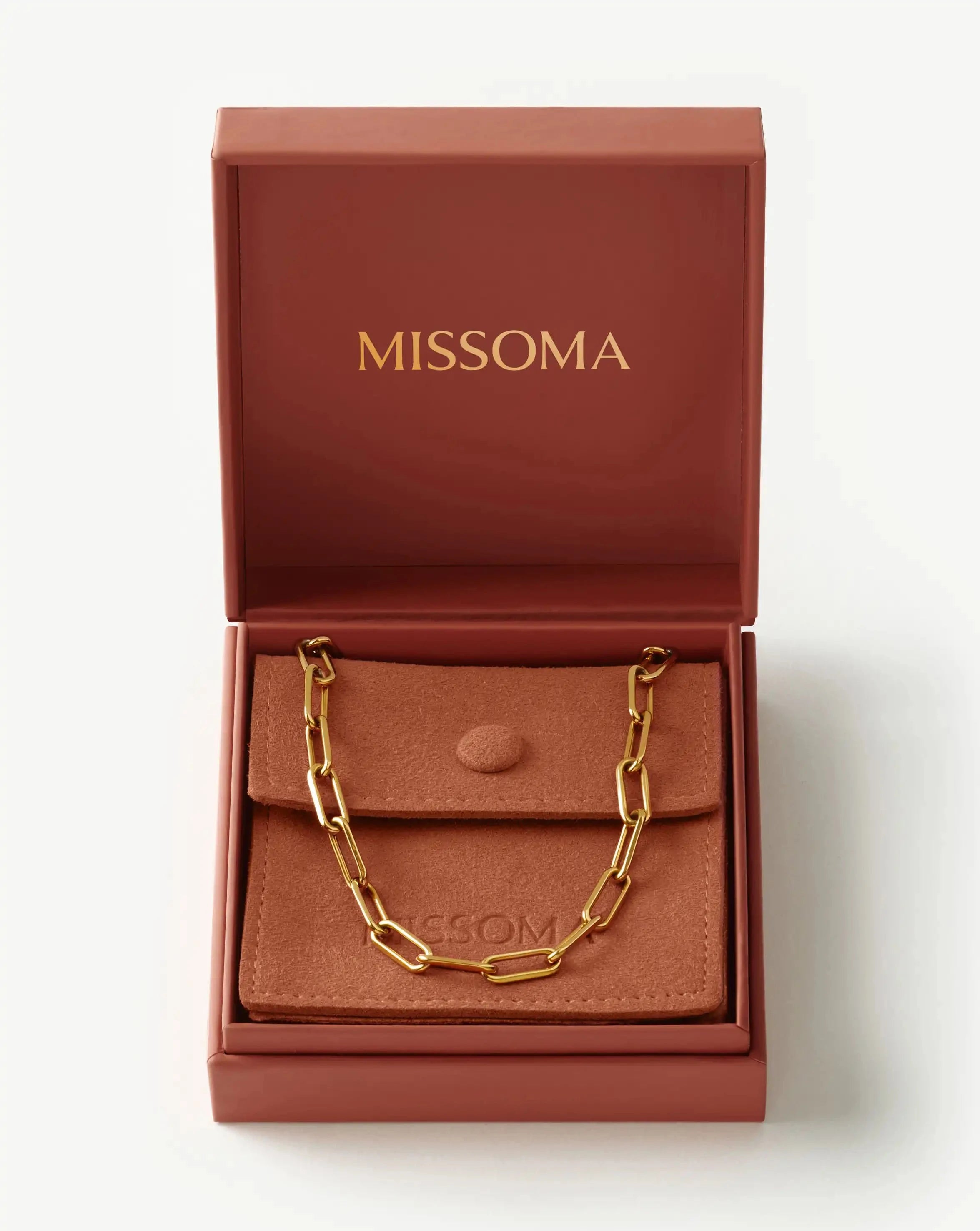 Classic Paperclip Chain Necklace | 18ct Gold Plated Necklaces Missoma 