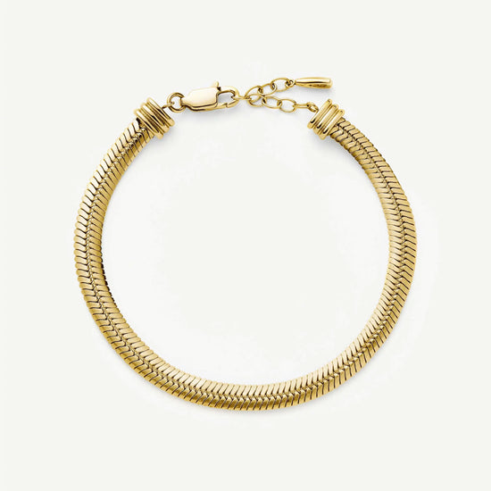 Classic Snake Chain Bracelet | 18ct Gold Plated Bracelets Missoma 