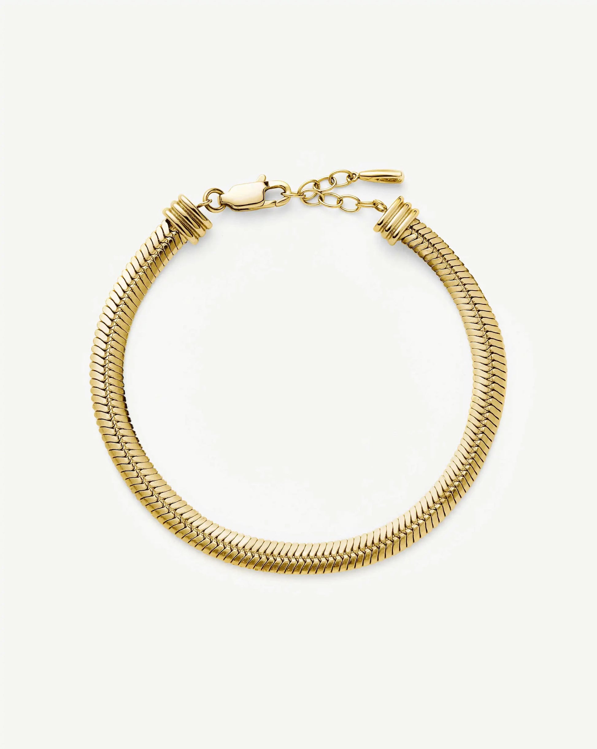 Classic Snake Chain Bracelet | 18ct Gold Plated Bracelets Missoma 