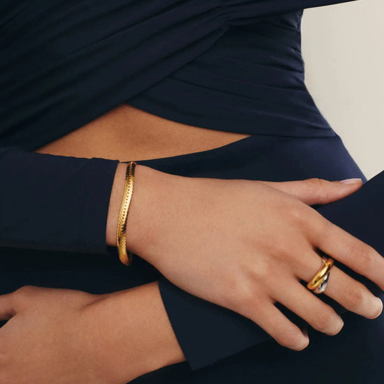 Classic Snake Chain Bracelet | 18ct Gold Plated Bracelets Missoma 