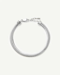 Classic Snake Chain Bracelet | Platinum Plated Bracelets Missoma 
