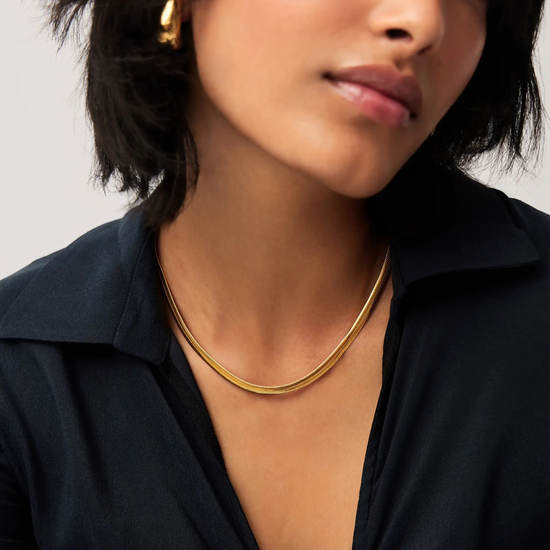 Classic Snake Chain Necklace | 18ct Gold Plated Necklaces Missoma 