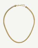 Classic Snake Chain Necklace | 18ct Gold Plated