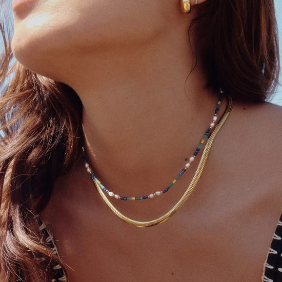 Classic Snake Chain Necklace | 18ct Gold Plated Necklaces Missoma 