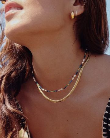 Classic Snake Chain Necklace | 18ct Gold Plated Necklaces Missoma 