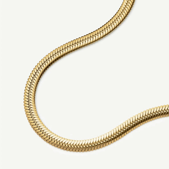 Classic Snake Chain Necklace | 18ct Gold Plated Necklaces Missoma 