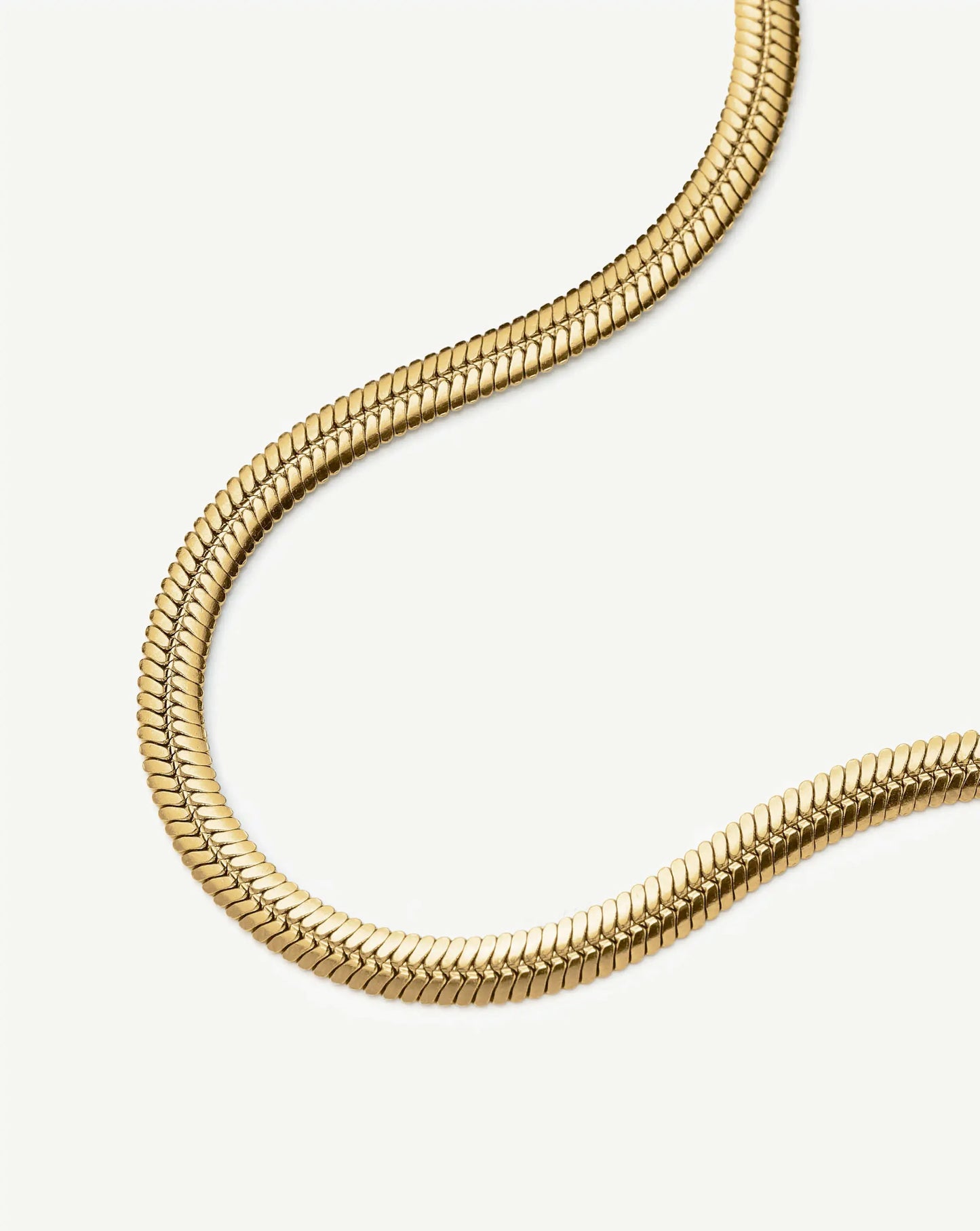 Classic Snake Chain Necklace | 18ct Gold Plated Necklaces Missoma 