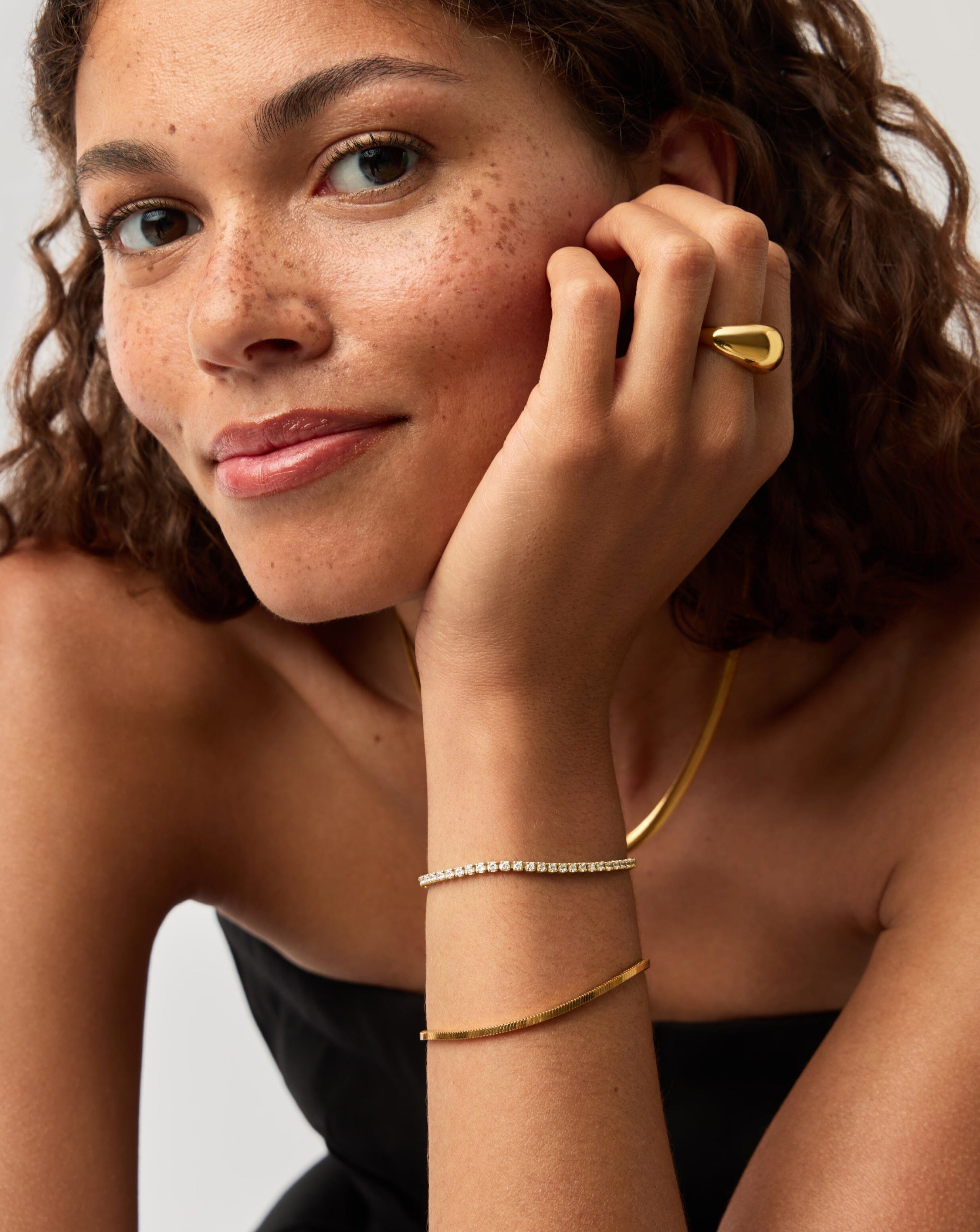 Missoma UK - 20% Off Everything This Weekend 1 Classic Tennis Bracelet - 18ct Gold Vermeil Cubic Zirconia Bracelets Missoma