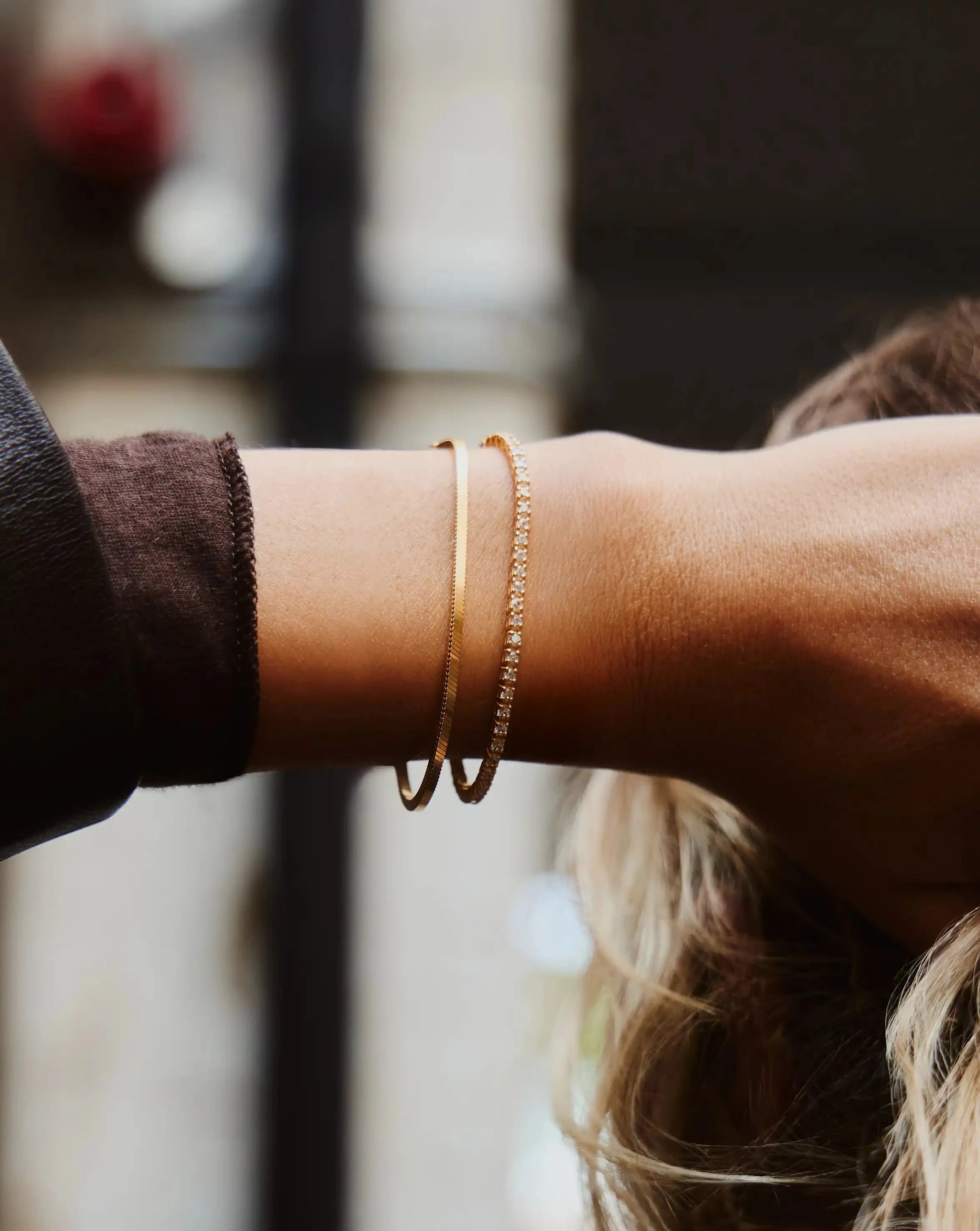 Classic Tennis Bracelet | 18ct Gold Vermeil Cubic Zirconia Bracelets Missoma 