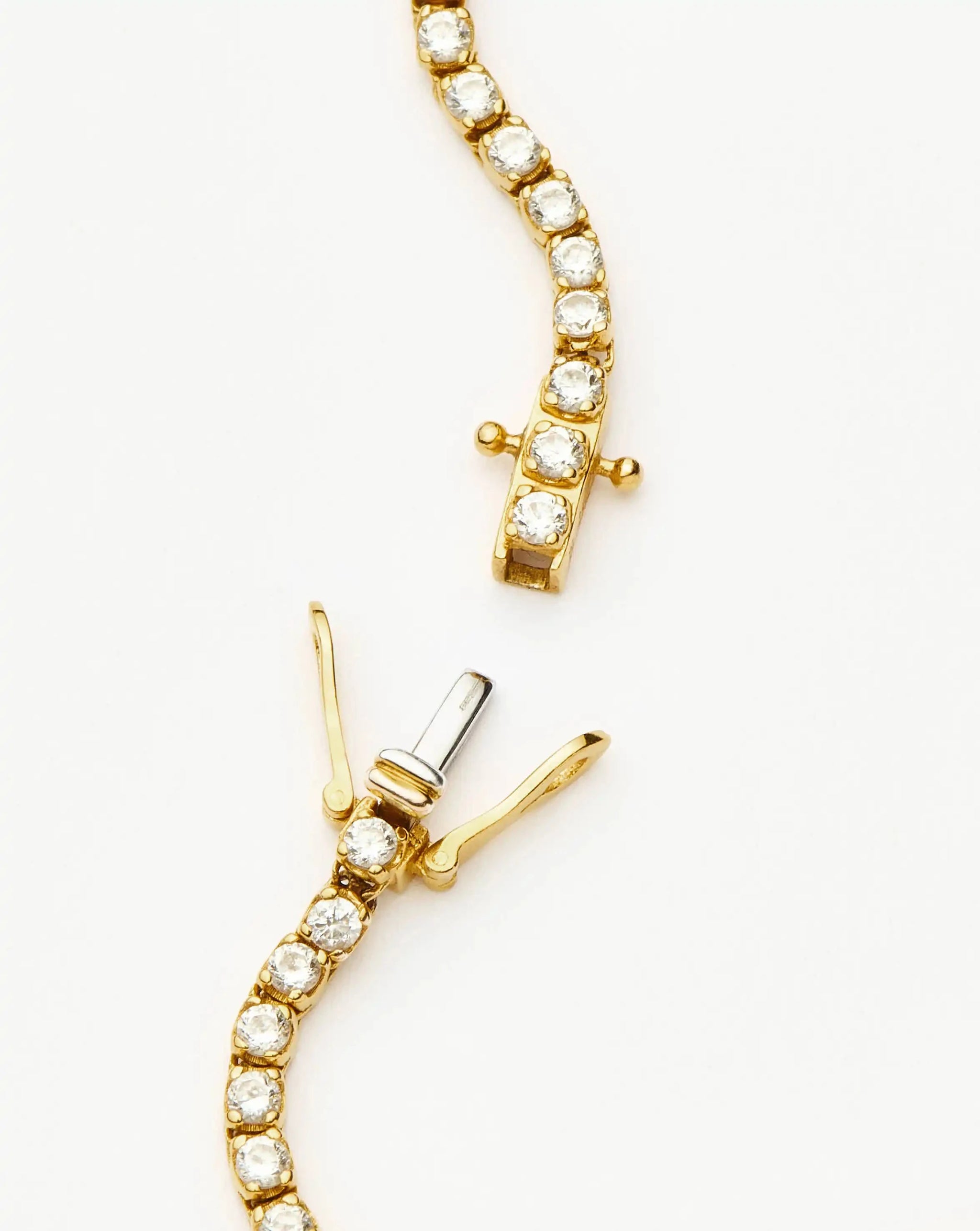 Classic Tennis Bracelet | 18ct Gold Vermeil Cubic Zirconia Bracelets Missoma 