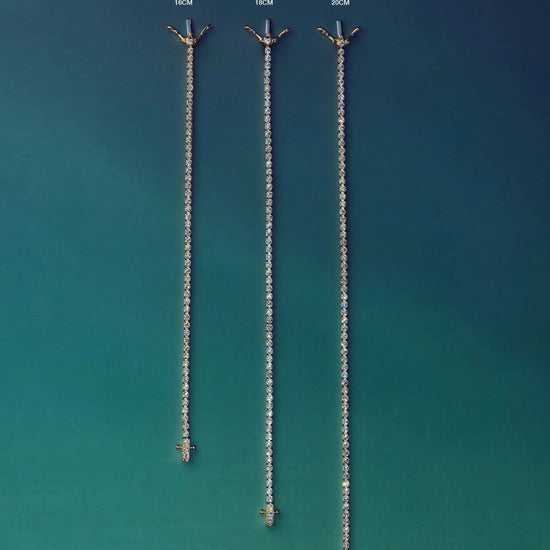 Classic Tennis Bracelet | 18ct Gold Vermeil Cubic Zirconia Bracelets Missoma 