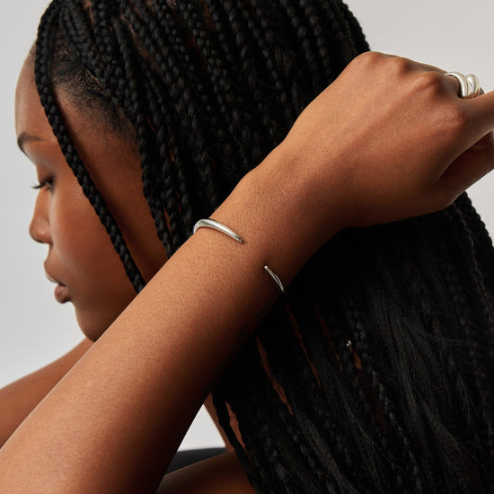 Claw Cuff | Silver Plated Bracelets Missoma 