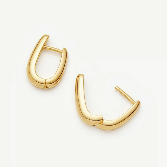 Claw Huggies | 18ct Gold Vermeil Earrings Missoma 