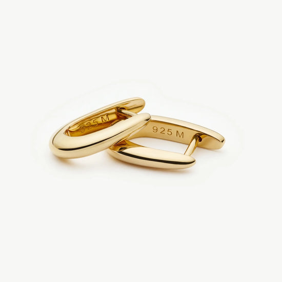 Claw Huggies | 18ct Gold Vermeil Earrings Missoma 