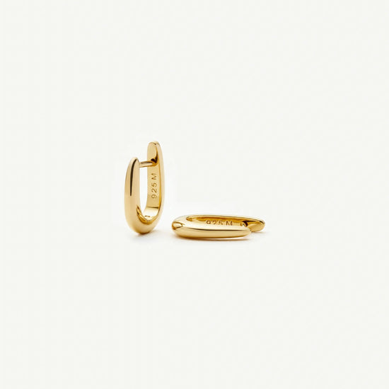 Claw Huggies | 18ct Gold Vermeil Earrings Missoma 