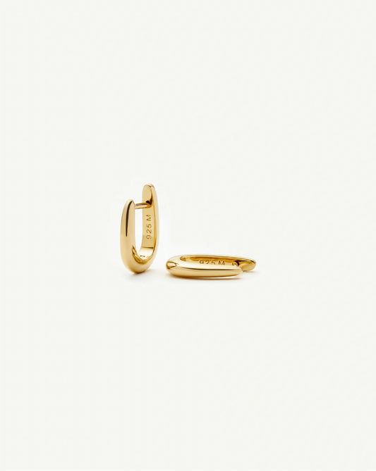 Claw Huggies | 18ct Gold Vermeil Earrings Missoma 