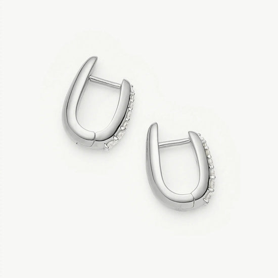 Claw Huggies | Sterling Silver/Pavé Earrings Missoma 