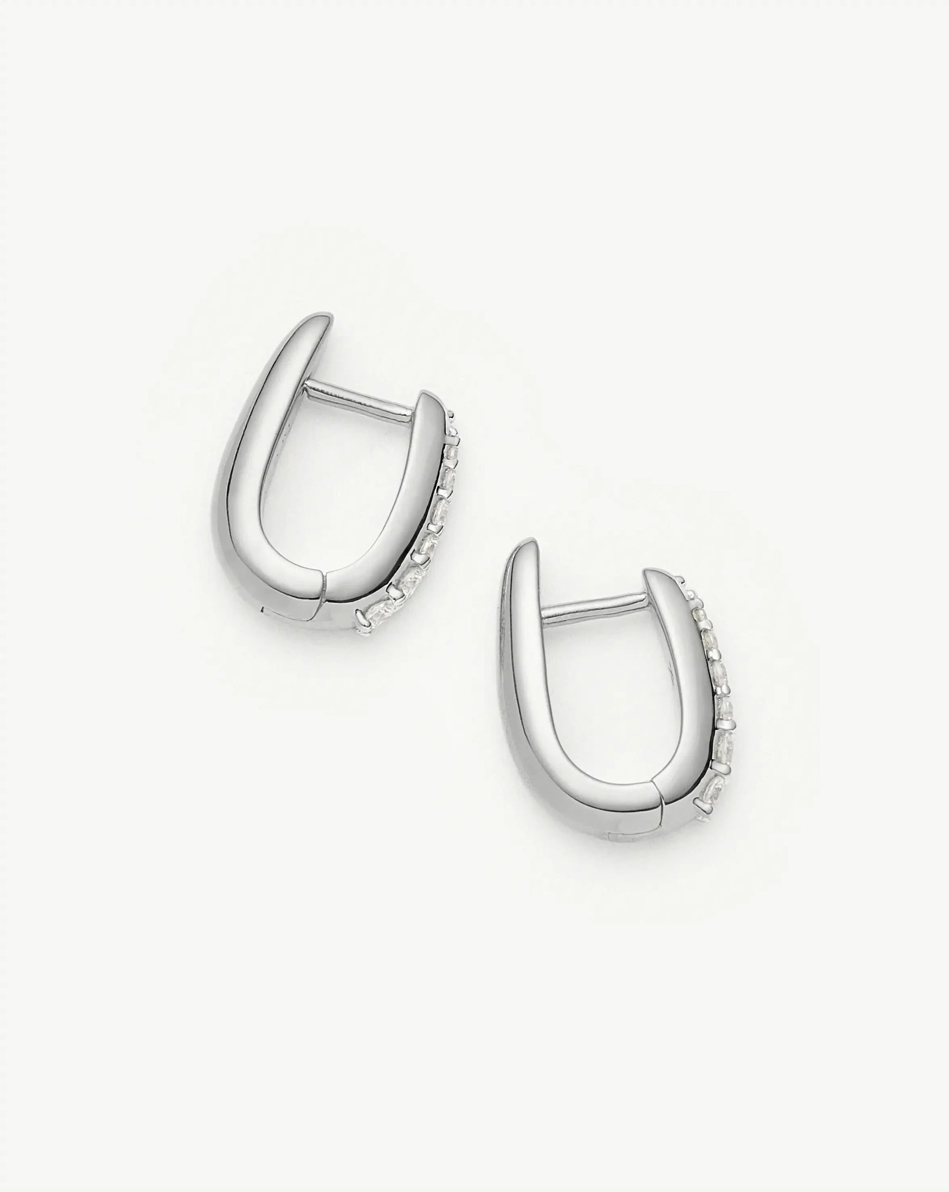 Claw Huggies | Sterling Silver/Pavé Earrings Missoma 