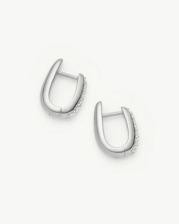 Claw Huggies | Sterling Silver/Pavé Earrings Missoma 