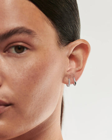 Claw Huggies | Sterling Silver/Pavé Earrings Missoma 