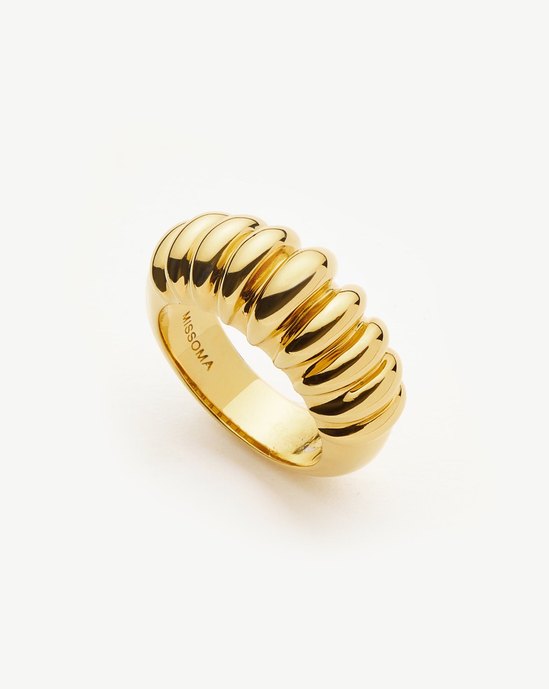Claw Ridge Ring 18ct Plated