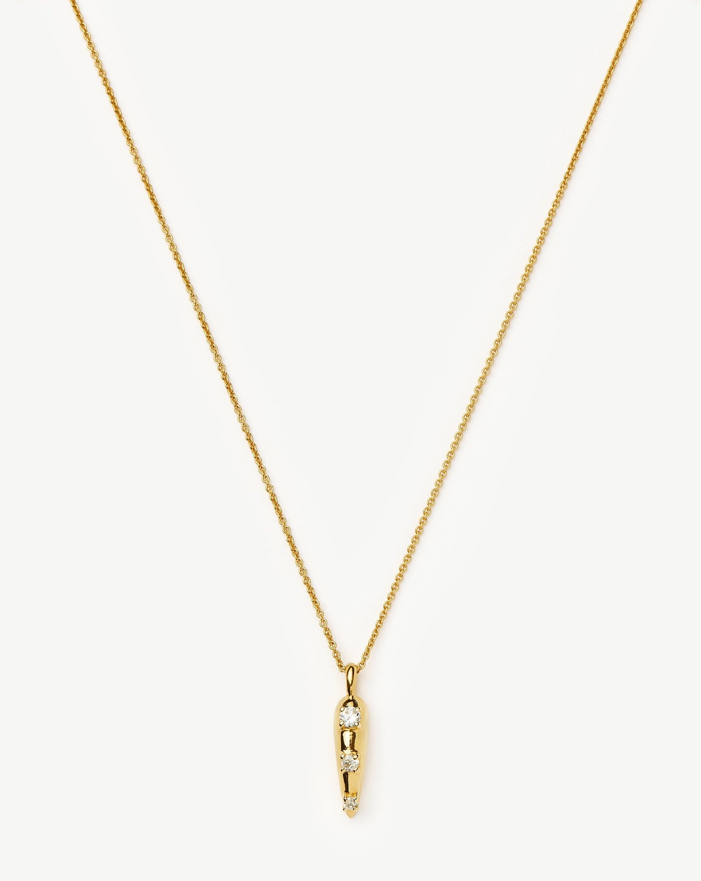 Claw Studded Pendant Necklace Necklaces Missoma 