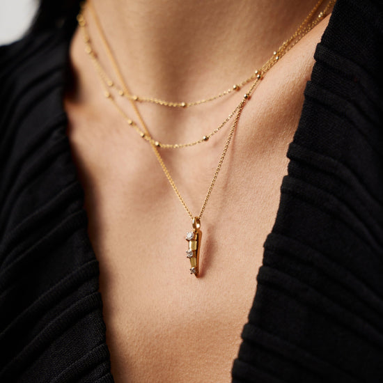 Claw Studded Pendant Necklace Necklaces Missoma 