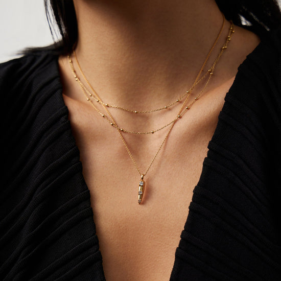 Claw Studded Pendant Necklace Necklaces Missoma 