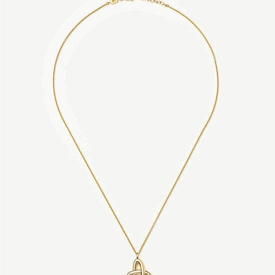 Curly Molten Initial Pendant Necklace - A | Gold Necklaces Missoma 