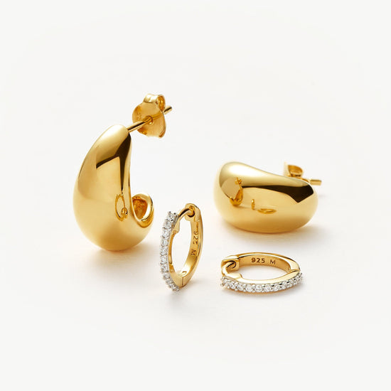Dome Pave Earring Set Layering Sets Missoma 
