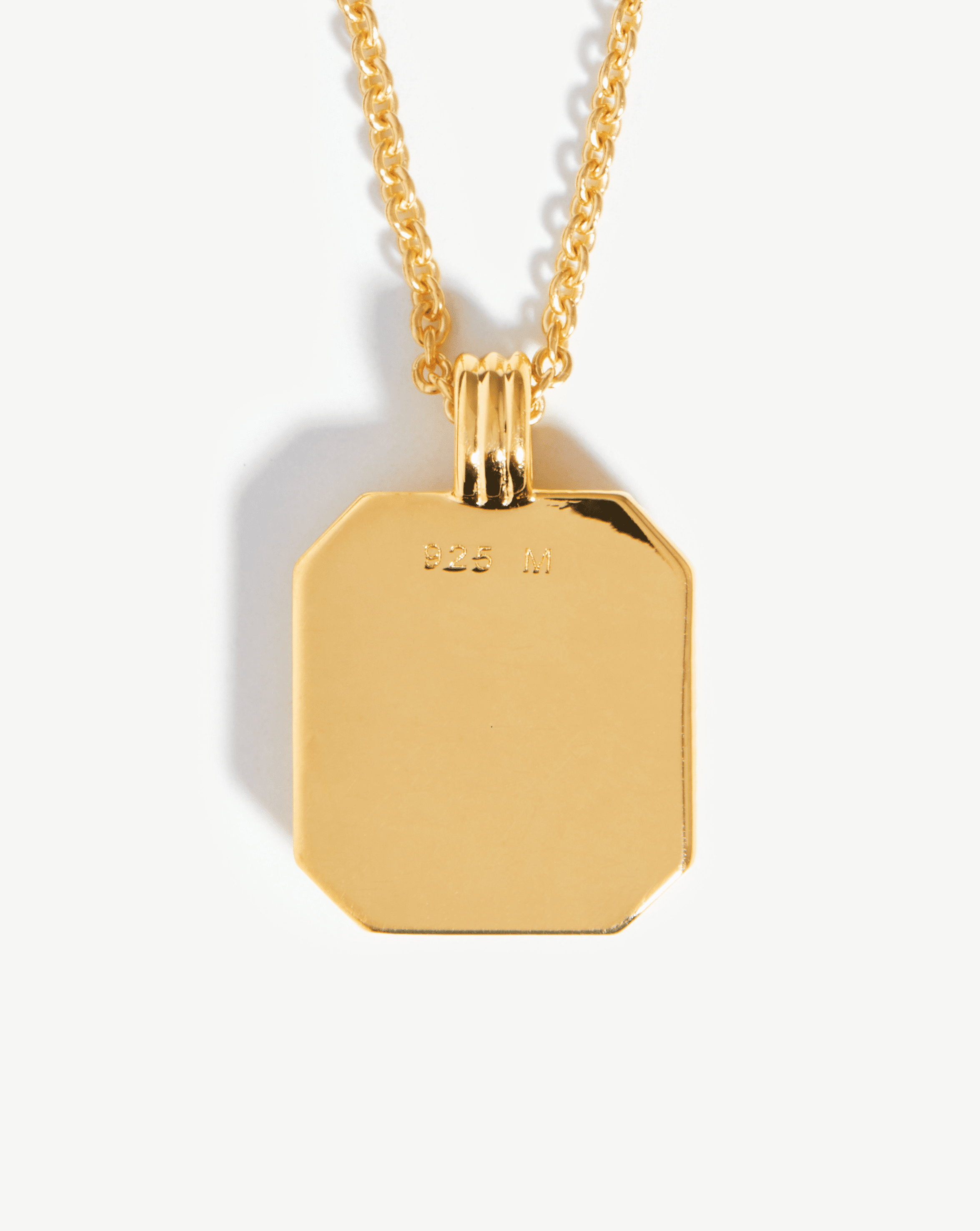 Star Ridge Birthstone Pendant Necklace 18ct Gold Vermeil Natural