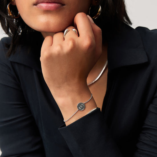 Engravable Round Bracelet Bracelets Missoma 