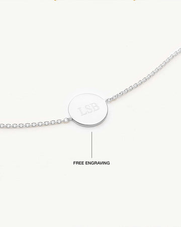 Engravable Round Bracelet Bracelets Missoma 