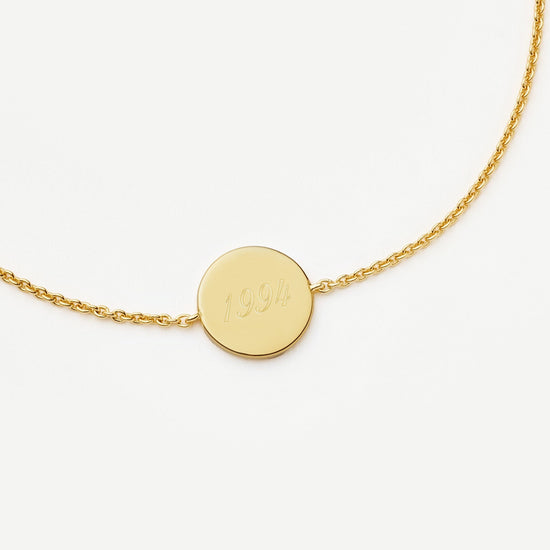 Engravable Round Bracelet Bracelets Missoma 