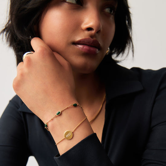 Engravable Round Bracelet Bracelets Missoma 