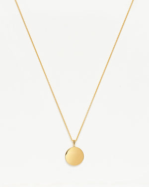 Engravable Round Necklace Necklaces Missoma 