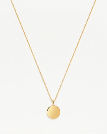 Engravable Round Necklace Necklaces Missoma 