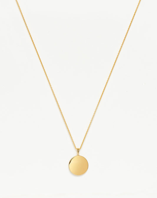 Engravable Round Necklace Necklaces Missoma 