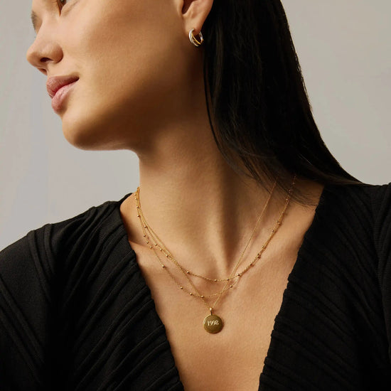 Engravable Round Necklace Necklaces Missoma 