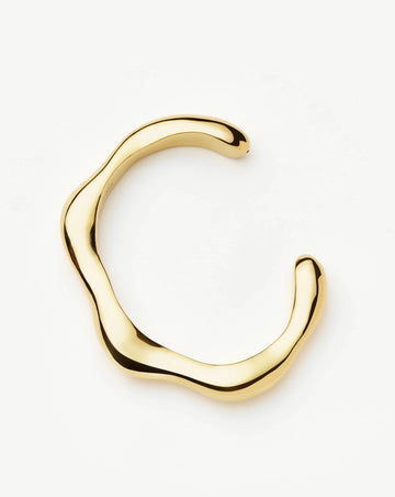 Eny Puffy Dome Statement Cuff Bracelet | 18ct Gold Plated Bracelets Missoma 