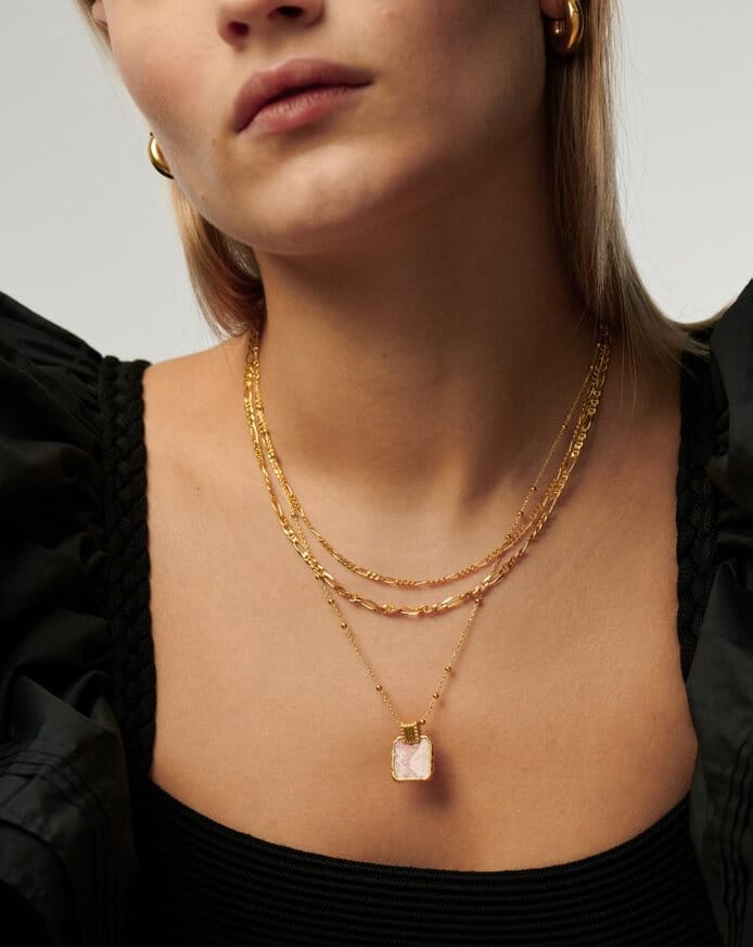Filia Double Chain Necklace | 18ct Gold Vermeil Necklaces Missoma 