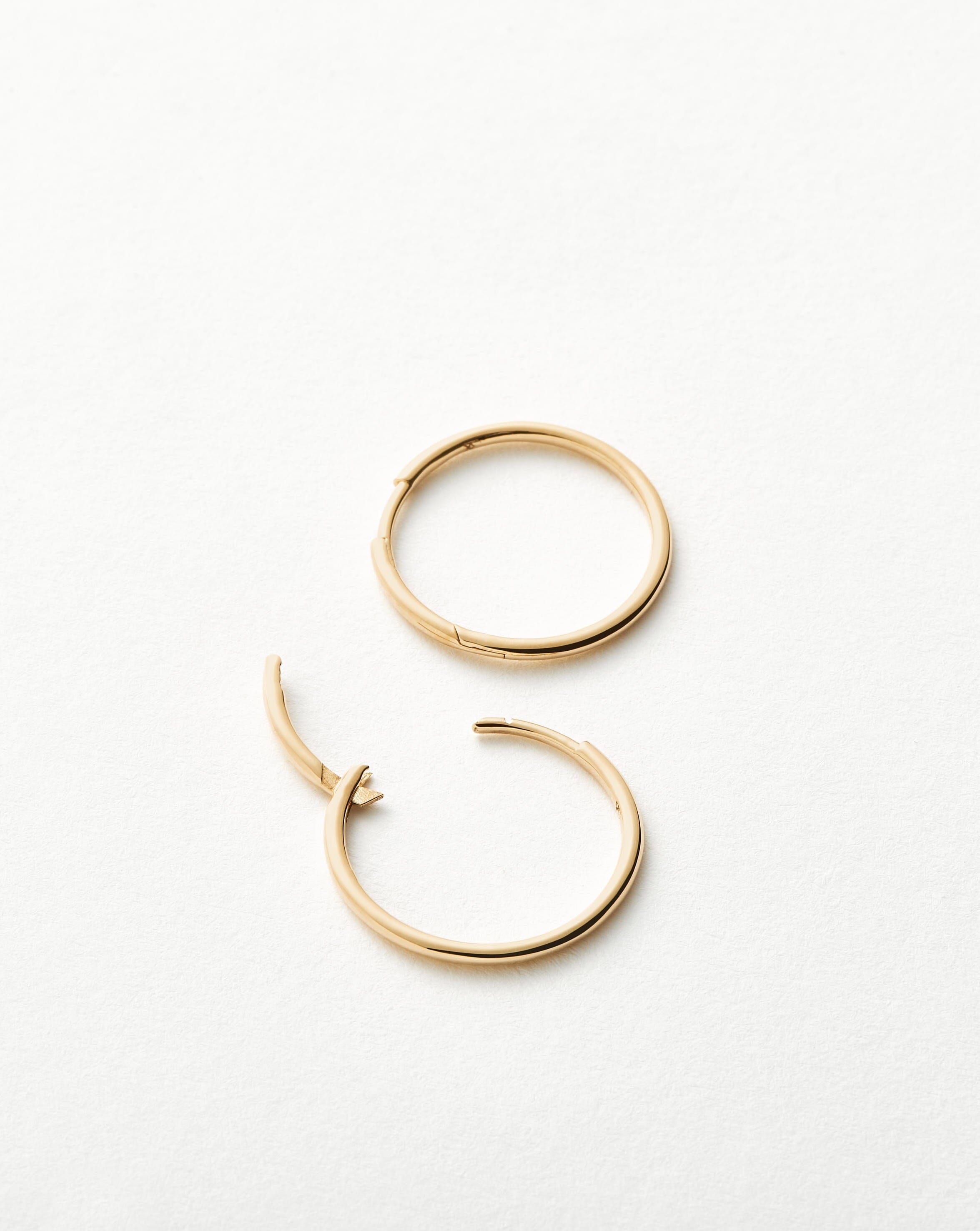 Fine Classic Medium Hoop Earrings Earrings Missoma 