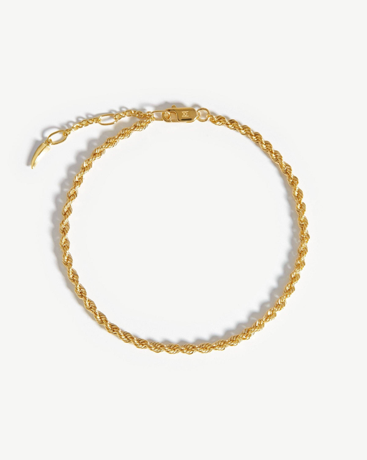Fine Classic Rope Chain Bracelet Bracelets Missoma 