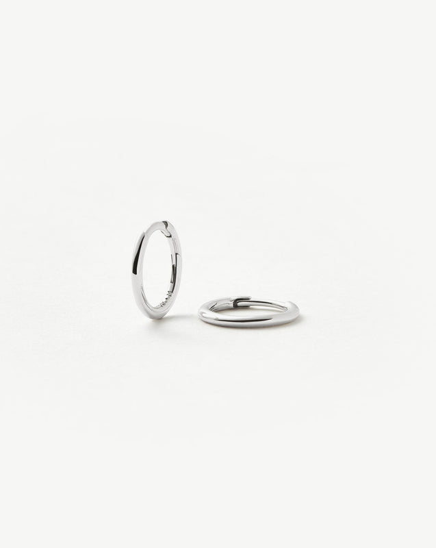 Solid Gold Classic Mini Hoop Earrings