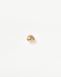 Fine Diamond Shell Single Stud Earring Earrings Missoma 