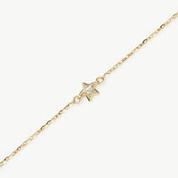 Fine Diamond Star Chain Bracelet | 14ct Yellow Gold Bracelets Missoma 